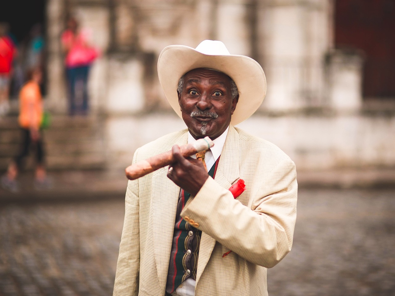 Man with Cigar Havana